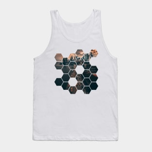 Hexagon city Tank Top